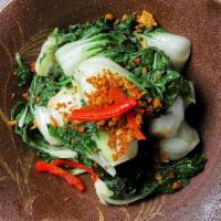Side Of Baby Bok Choy  · Stir fried baby bok choy in a style of your choice. Recommended with fresh garlic sauteed in...
