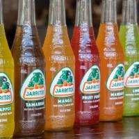 Mexican Jarritos · Flavors available: mandarin, guava, grapefruit, fruit punch, lime and tamarind. Choose a fla...