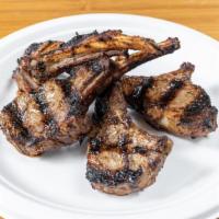 Lamb Chops (8 Pieces) · Marinated overnight in our special blend of spices, then flame-grilled to perfection.