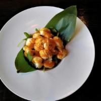 Rock Shrimp Tempura · Comes with spicy yuzu aioli.