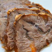 Marinated Beef Shank 滷牛肉 · Beef leg.