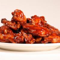 10 Wings · 100% all natural, hormone free.  Choose from two of our awesome sauces.