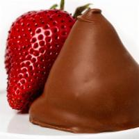Chocolate Covered Strawberries · 1 pound of chocolate covered strawberries in either milk or dark chocolate, about 9-12 piece...