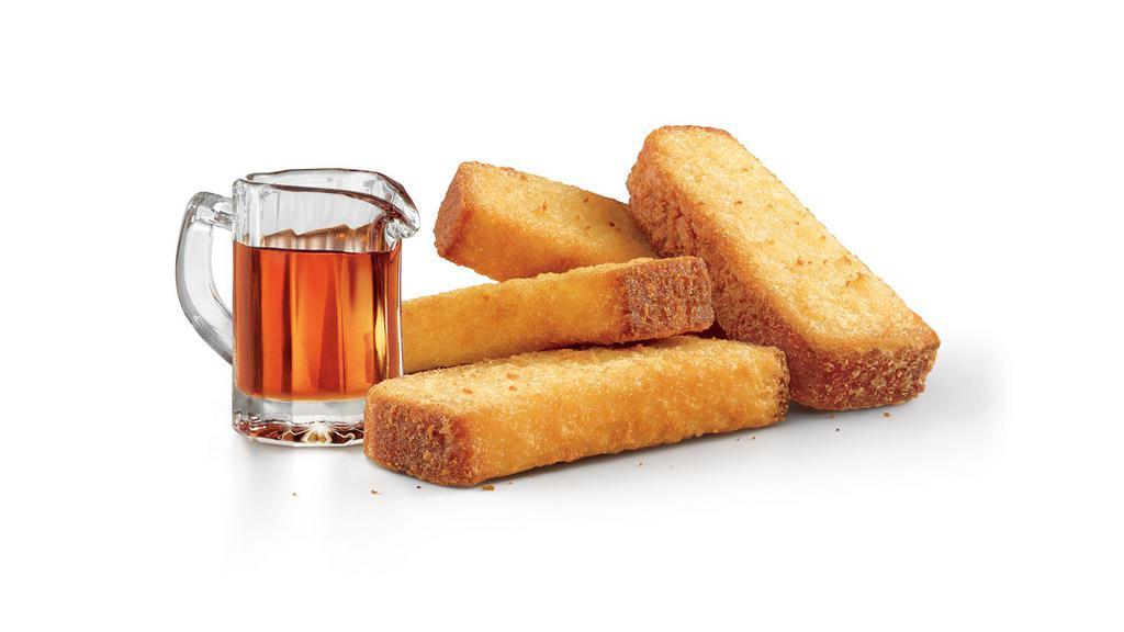 French Toast Sticks · With syrup (90 cal.). 480 cal.