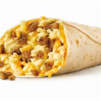 Jr Breakfast Burrito · sausage, egg, and cheese or bacon, egg, and cheese.