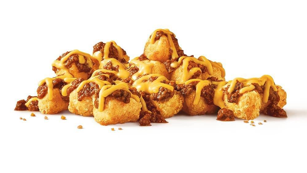 Tots With Chili & Cheese · 