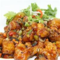 Chan-Do Chicken · Chicken breast cut into 1 inch cubes marinated with chinese spices, first fried till crispy,...