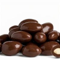 Orchard Valley - Dark Chocolate Almonds · 2 oz of Dark Chocolate Almonds made with almonds and 64% cacao dark chocolate.