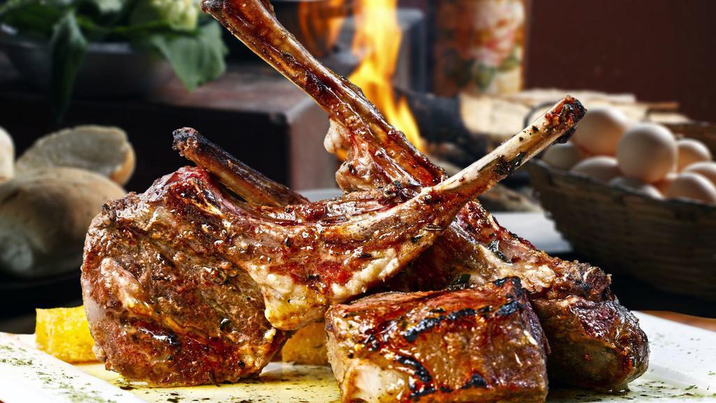The Lamb Chops · Exquisite chef's special lamb chops comes in 4 pieces.