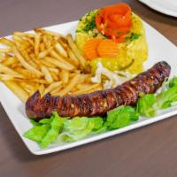 Portuguese Sausage Meal · Grilled portuguese sausage
