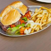 Steak Sandwich  · SERVED WITH FRENCH FRIES