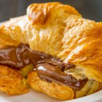 Croissant Sandwich With Nutella · 