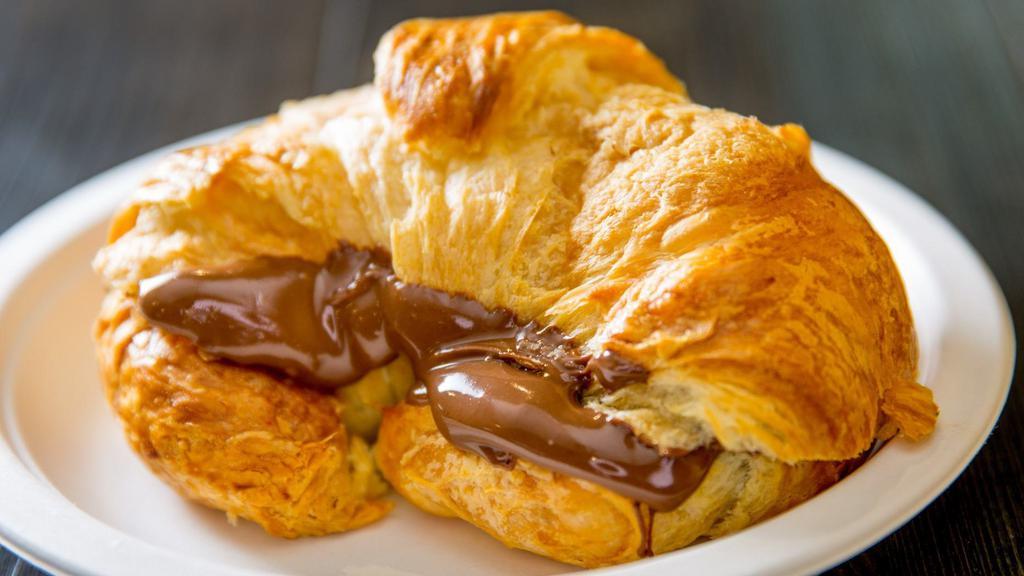 Croissant Sandwich With Nutella · 