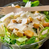 Sa11. Le Caesar Salad · Romaine lettuce, shaved parmesan cheese, croutons and caesar dressing. Made with mesclun mix.