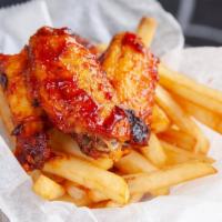 Wings And Fries/Waffles · 