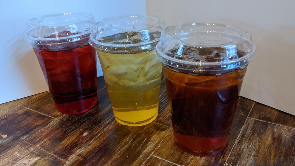 Fresh Brewed Iced Tea · Refreshing blend of choice teas, fruits, and herbs. Brewed fresh daily from loose leaf teas. All teas are unsweetened.