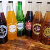 Boylan Soda · 12 oz glass bottles of soda sweetened with cane sugar, your choice of flavor.