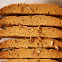 Biscotti · Crunchy and delicious with all natural ingredients.