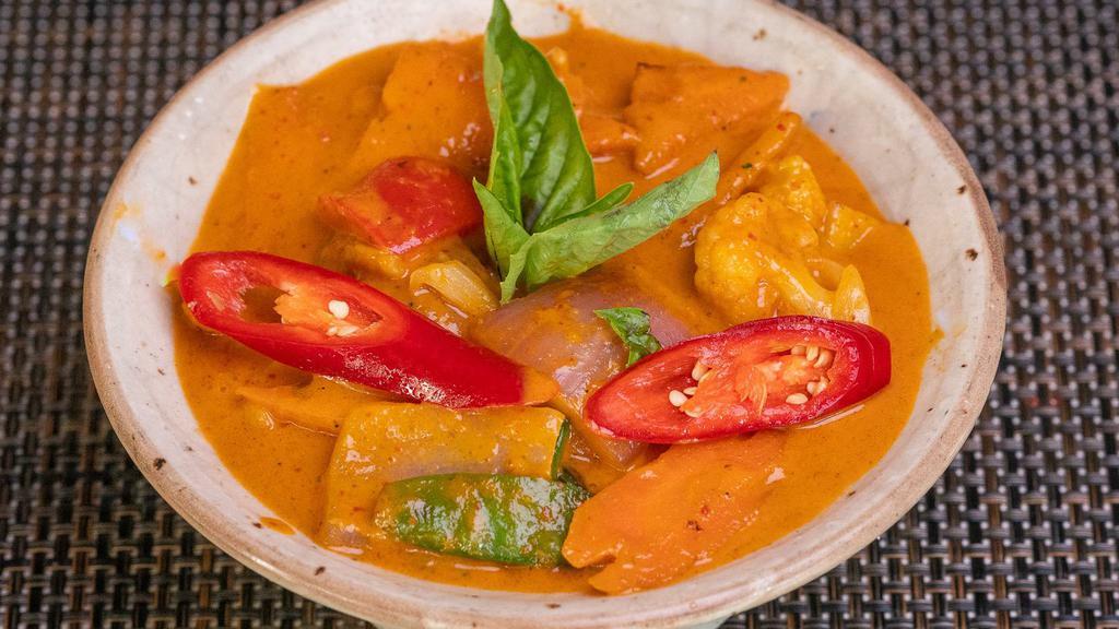 Red Thai Curry (Non-Veg) · Chicken stir cooked in Thai red curry paste