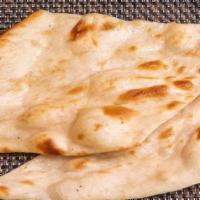 Butter Naan · Naan bread glazed with butter