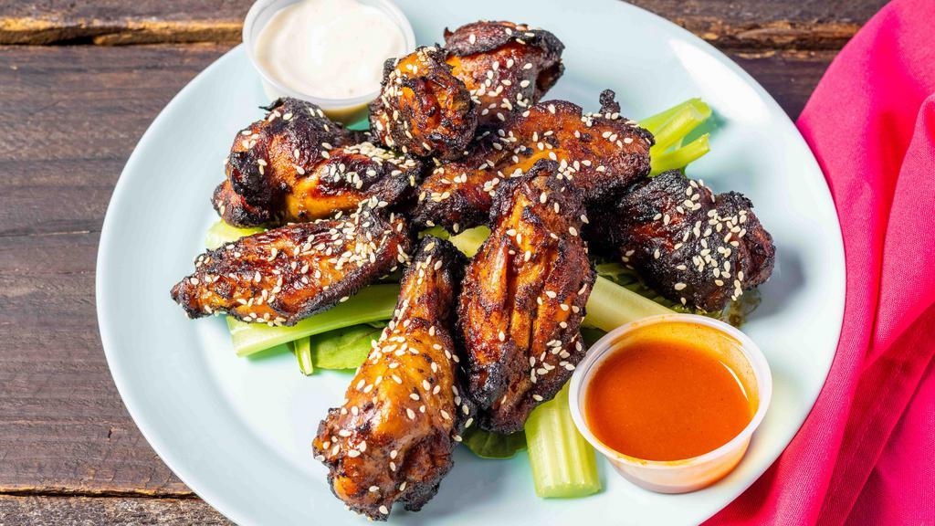 Kim'S Baked Wings · Special Newyorican/Asian blend of seasoning, cooked to perfection.