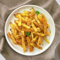 Classic Fried Potatoes · Crispy potatoes fried until golden- garnished with sea salt and spices.