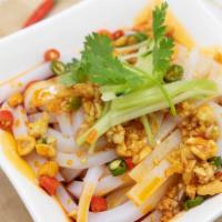 Bean Noodles In Chili Oil · Spicy.