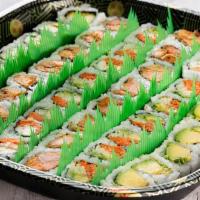 Rolls Vegetable Platter (6) · 6 assorted vegetable rolls.