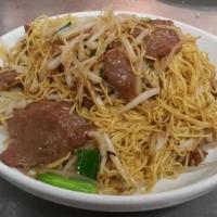Beef Lo Mein 牛肉炒面 · Beef and mixed vegetable.