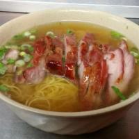 Roast Pork Noodle Soup / 秘制叉燒湯面 · 