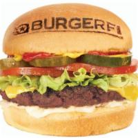 100% Plant-Based Beyond Burger · 100% Plant-Based Beyond Burger® From Beyond Meat®, American Cheese, Ketchup, Mustard, Mayonn...