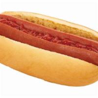 American Wagyu Beef Hot Dog · Choice of Toppings (Cals 310-456)