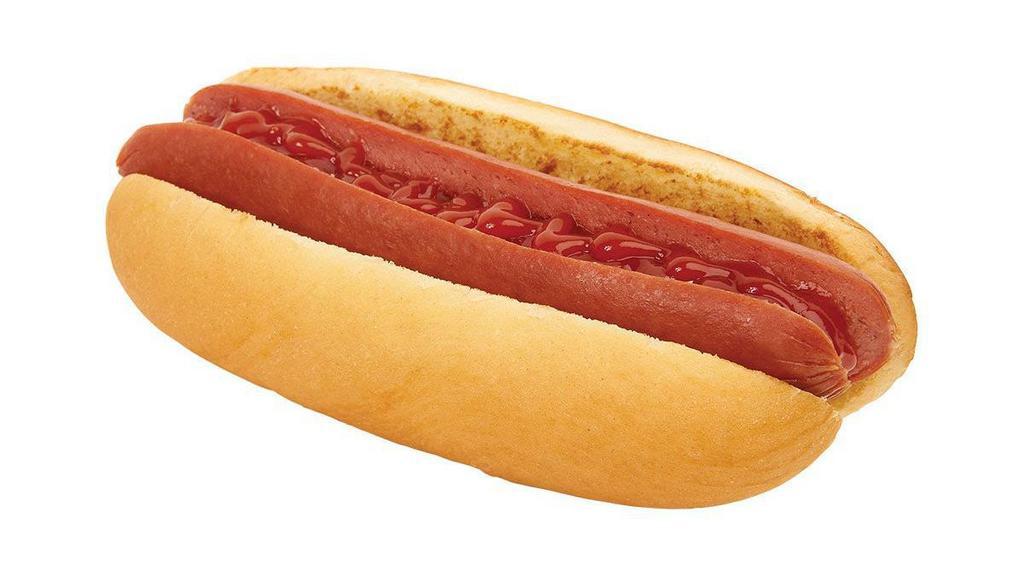 American Wagyu Beef Hot Dog · Choice of Toppings (Cals 310-456)