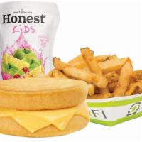 Kids Grilled Cheese Meal · Kids Grilled Cheese with Choice of Junior Fries or Natural Snack and Kids Natural Juice. (Ca...