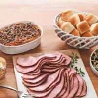 2 Lb Ham By-The-Slice Supper · Serve our new By-The-Slice Supper any night of the week! This meal features: -2 lbs of Bone-...
