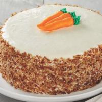 Carrot Cake · Moist cake layers loaded with California's San Joaquin Valley grown carrots, raisins and wal...