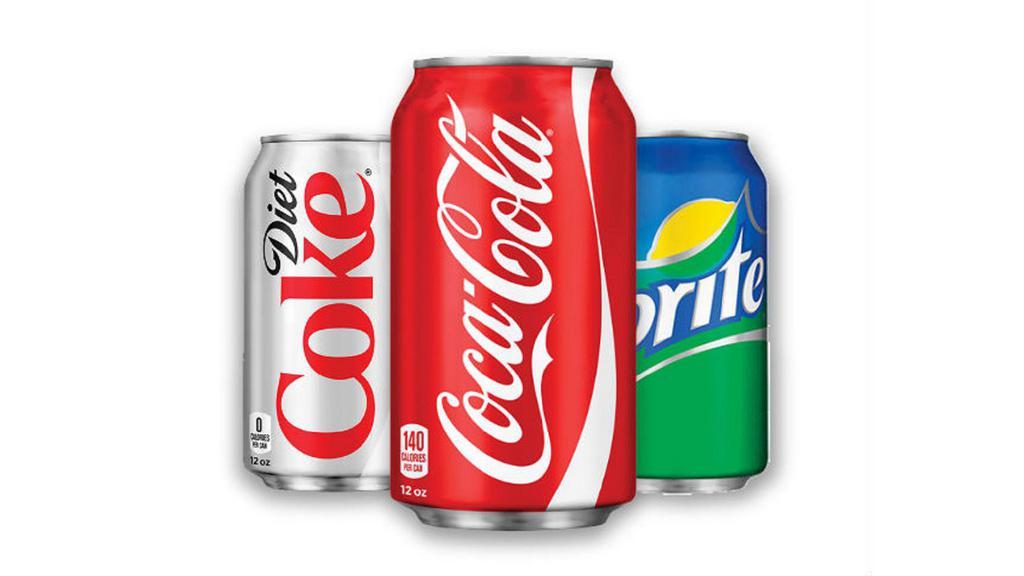 Coca-Cola® Beverage · 0-260 cal.
Coke, Diet Coke, Pepsi, Dr. Pepper , Diet Dr. Pepper 
Sprite