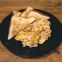 Build Your Own Omelet · Make it your way! Select from our variety of ingredients. Served with toast.