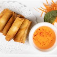Mini Spring Roll · Eight pieces. vegetable roll.