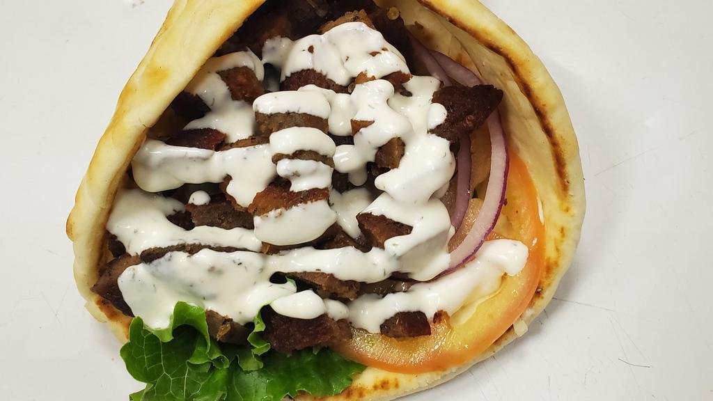 Lamb Gyro · Served on Pita with Choice of Salad and Sauces