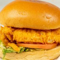 Crispy Chicken Sandwich · Hand-Breaded Crispy Chicken Sandwiches Crisp 100% additive and preservative free chicken fil...