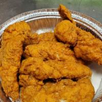 Chicken Tenders 2 Pcs Combo · Our Hand breaded golden crisp, boneless, 100% white meat, additive and preservative free chi...