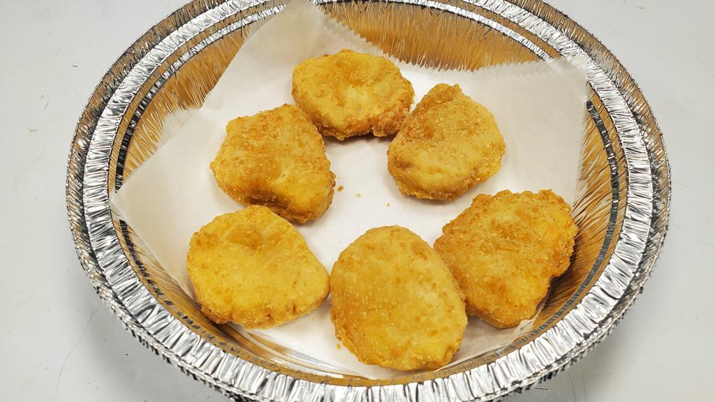 Chicken Nuggets 12 Pcs  · made with white meat, lightly coated in a tempura batter to ensure that they are crispy on the outside, and juicy and tender in the inside.