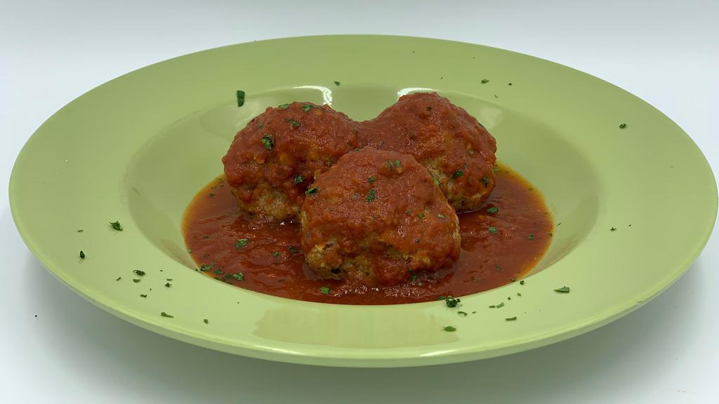 Side Of Meatball (3 Pcs) · Three Homemade Meatballs w/ Tomato Sauce.