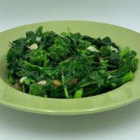 Sautéed Broccoli Rabe · Fresh Broccoli Rabe sauteed w/ garlic & oil.