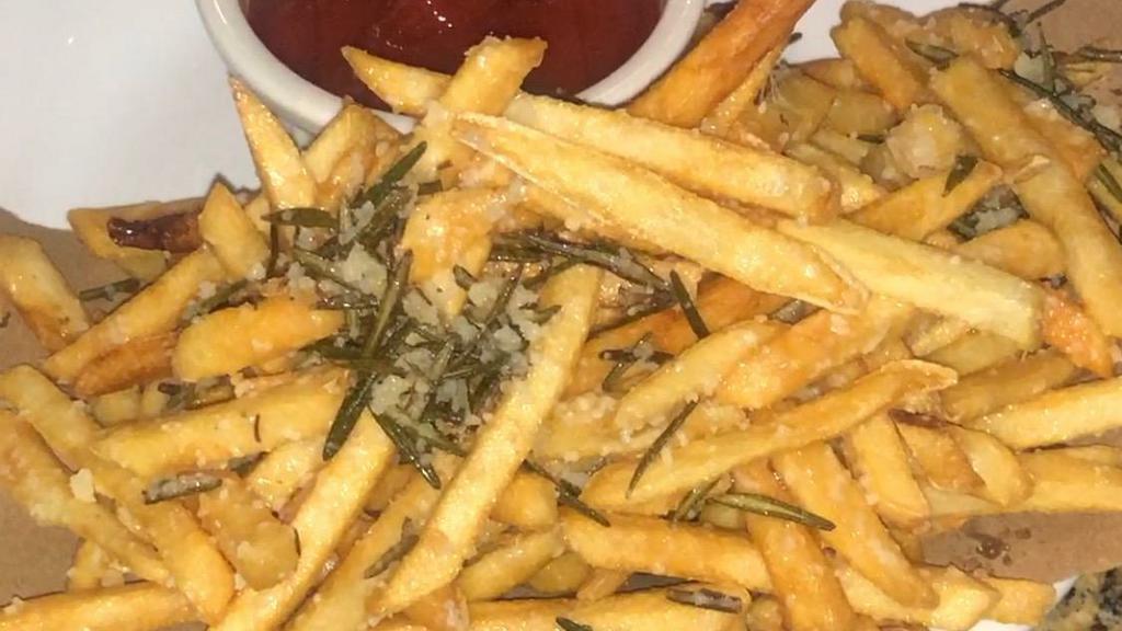 Truffle Fries · Vegetarian. Truffled french fries with parmesan and rosemary.