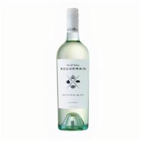 Chateau Souverain Sauvignon Blanc · 750ml. 13.3% ABV.  Juicy aromas of citrus zest, hints of dry herb and green melon create a w...