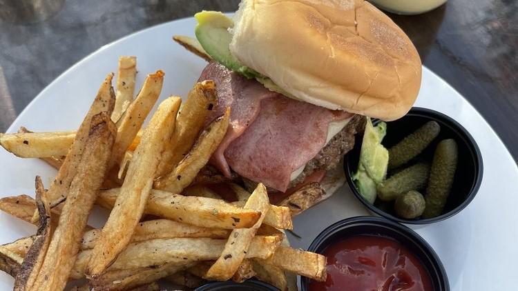 Bacon Avocado · served with cheese, coleslaw, tomato
side of fries or salad