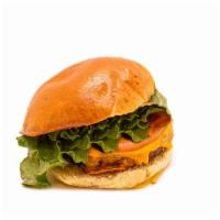 Lotf Burger · Quarter pound Angus burger with American cheese, lettuce, tomato, LoTF secret sauce, brioche...