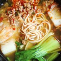 Bao Bao Noodles 宝宝面 · Minced pork with cowpea over noodles.